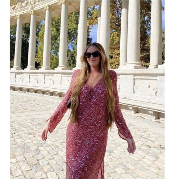 XS LONG BEADED DRESS ZARA - Picture 8 of 8